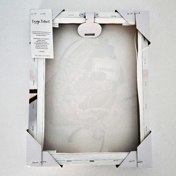 NWT Chanel Design District Handbag Makeup Luxury Fashion Canvas Wall Art- 11x14 - Picture 4 of 5